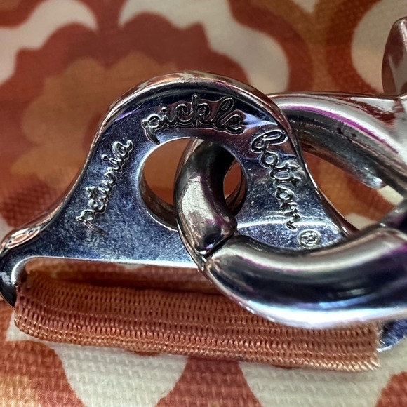 Petunia Pickle Bottom Orange Floral Rio Print White Diaper Bag - Picture 5 of 14